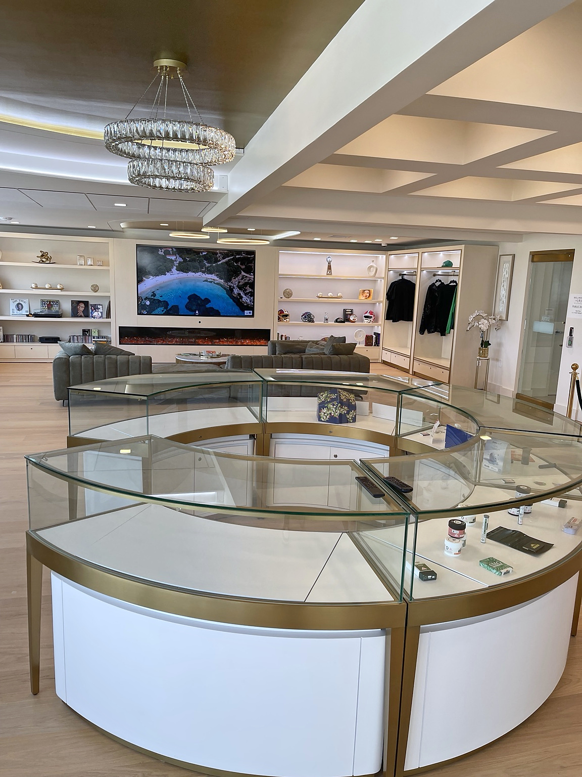 Main retail floor at SOL of Potomac — The Penthouse in Rockville, Maryland