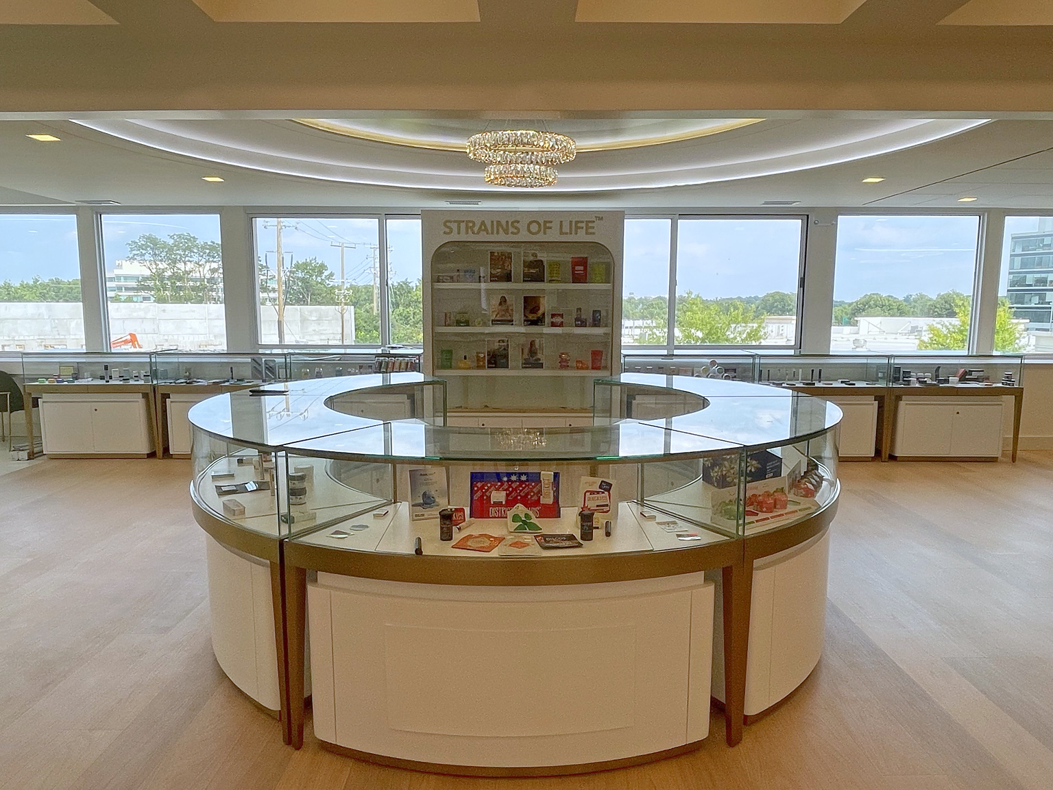 Central product display at SOL of Potomac — The Penthouse