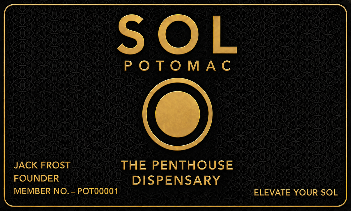 SOL Potomac — The Penthouse Dispensary member card