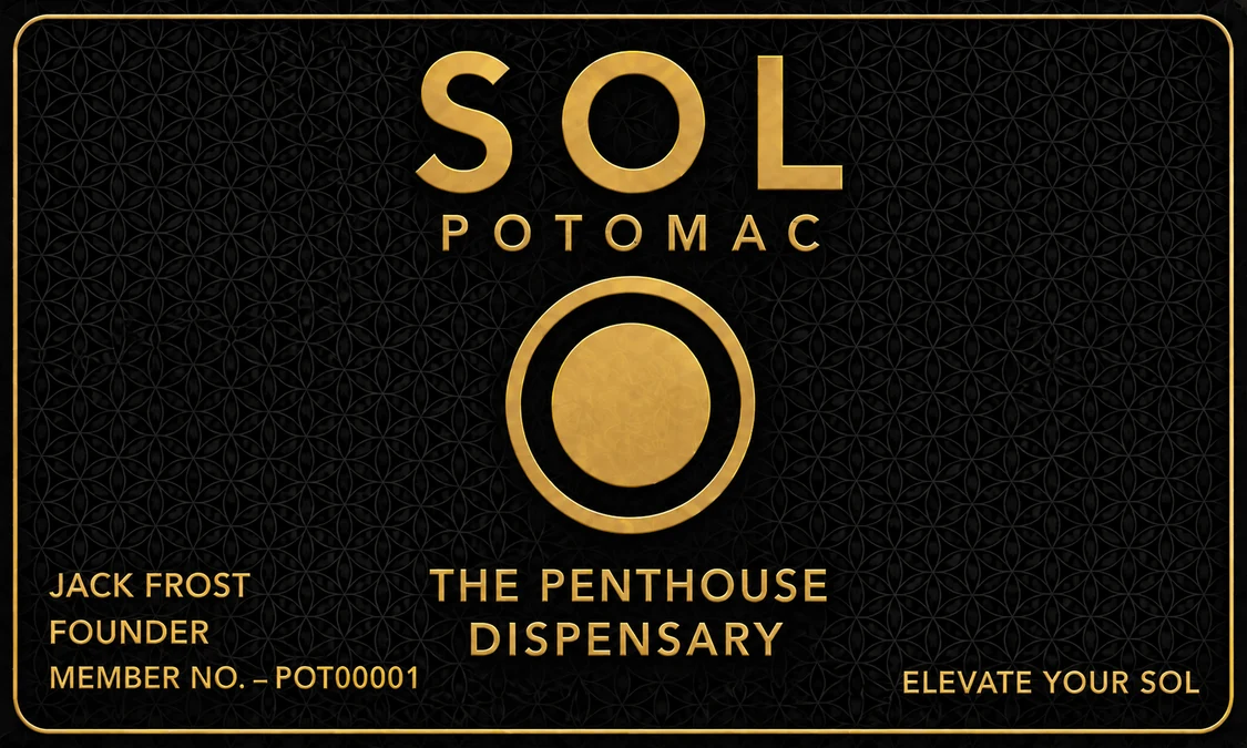 SOL Potomac — The Penthouse Dispensary member card